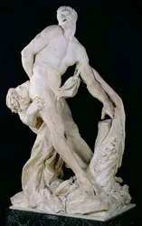 Milon fra Kroton angrebet af en løve, 1672-82